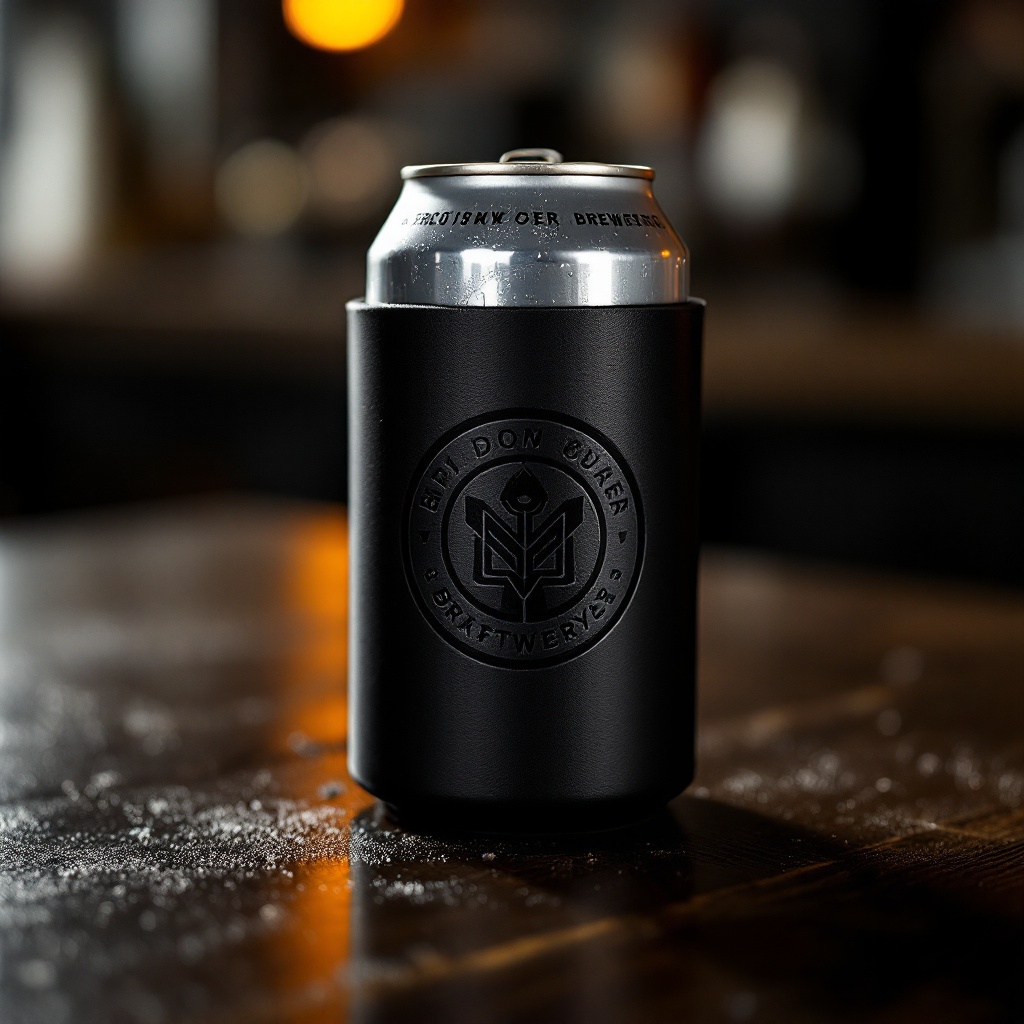 Custom manufactured can koozie holder