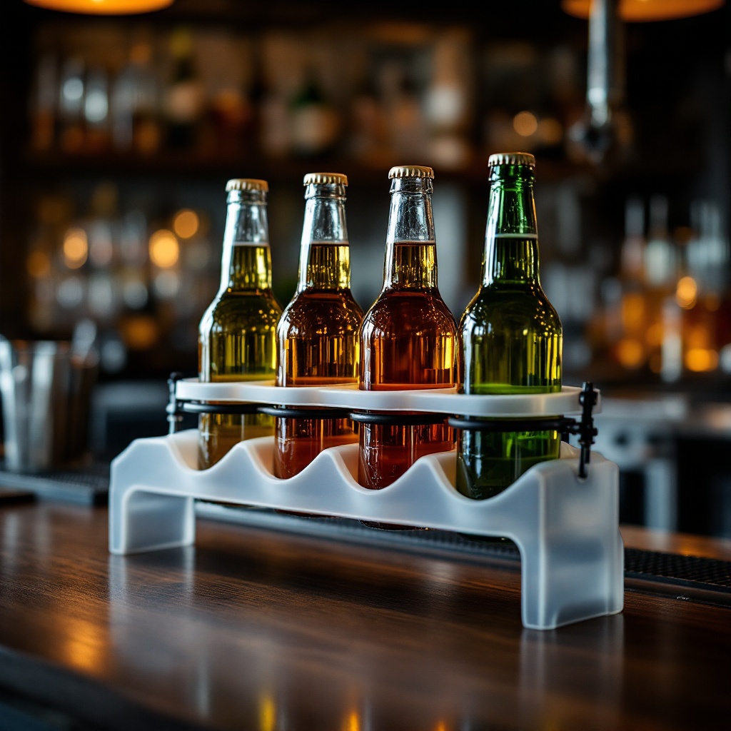 Custom manufactured cocktail batching jig for multi-pour