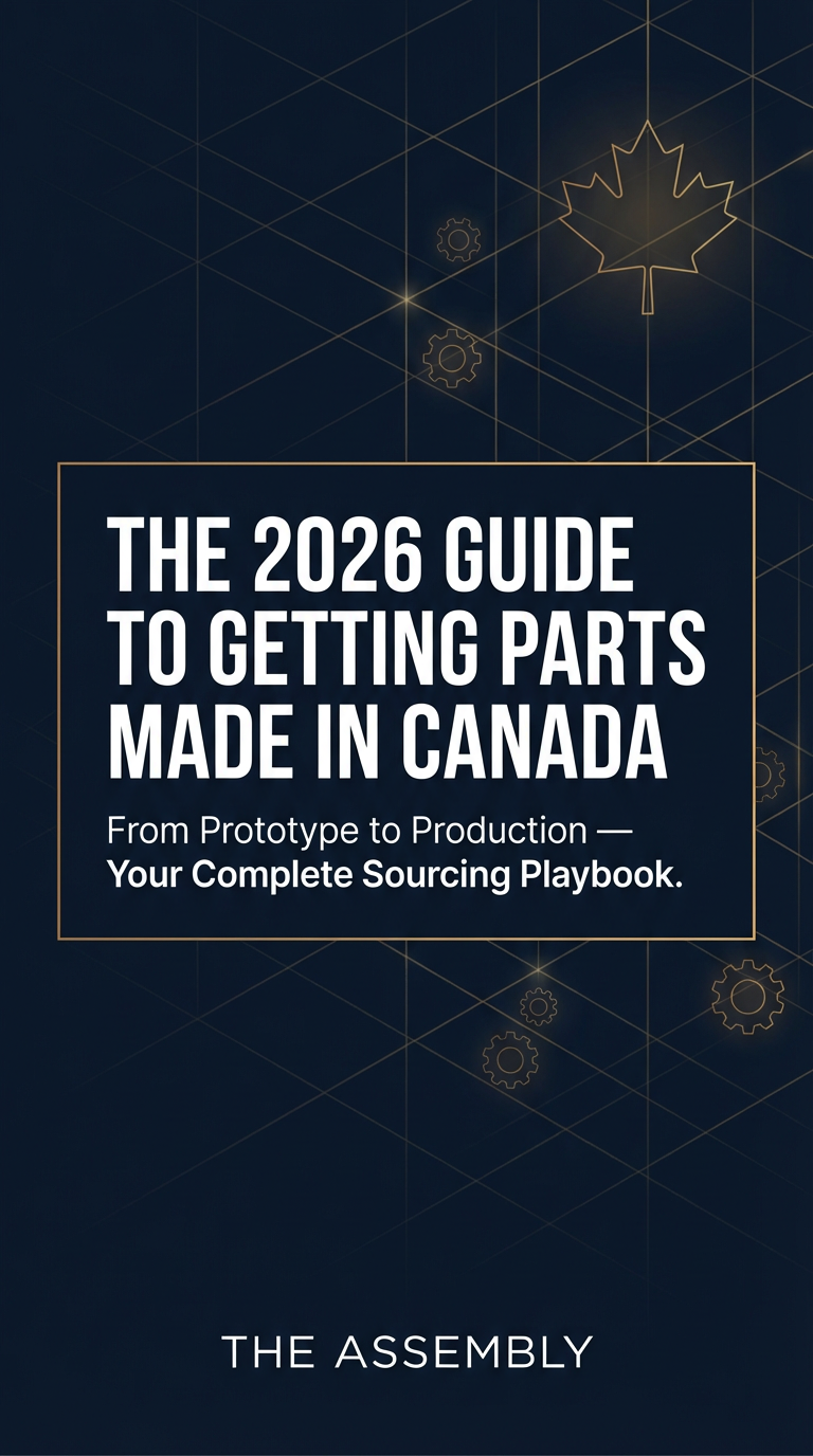 The 2026 Guide to Getting Parts Made in Canada